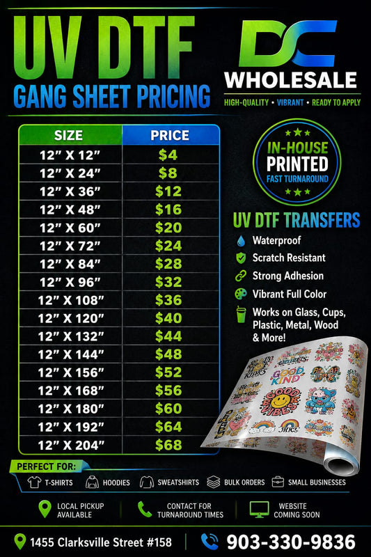 UV DTF Gang Sheet Builder